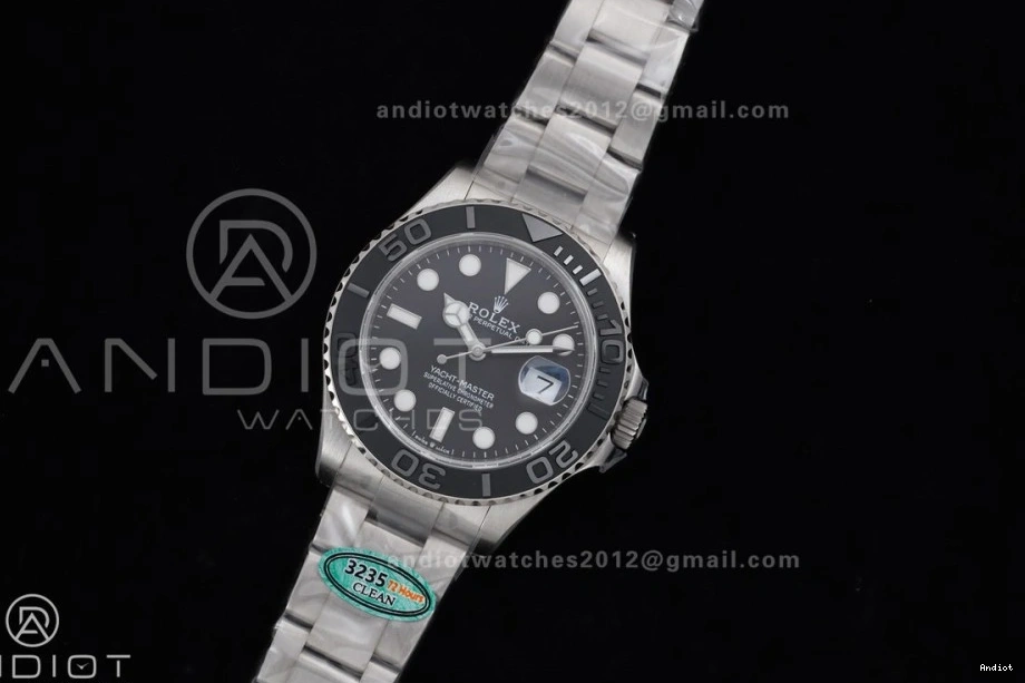 226627 Best Clean Dial SH3235 Yacht-Master 1:1 Edition Titanium Bracelet Black Titanium On 0901